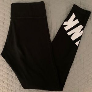 Pink Victoria’s Secret leggings with side pocket